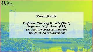 Timothy Barrett, Jan Vrhovski, Leigh Jenco and Julia Ng — Roundtable