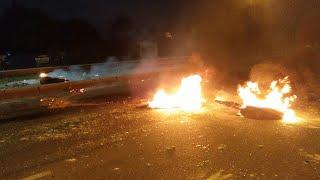 urgente 4h de madrugada manifestantes bloquearam Nr4 da cidade de Maputo