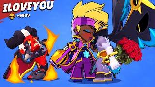 Brawl Stars Funny Pose | Dark Angel Edgar vs Mortis Demon Who's the Strongest?