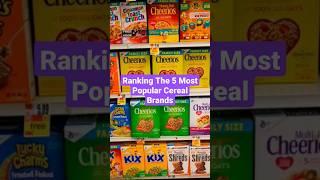 Ranking The 5 Most Popular Cereal Brands #shorts #cereal