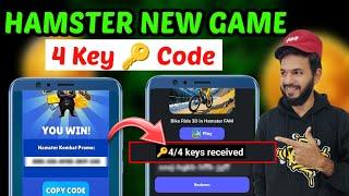 Hamaster Kombat New game 4 key  | Hamster kombat promocode key  | Hamster kombat promo redeem code