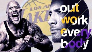 Outwork Everybody | Dwayne "The Rock" Johnson Motivates The Lakers