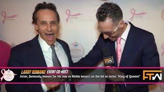 Todd interviews Larry Romano at the United Breast Cancer Foundation Holiday for Hope Premiere Gala