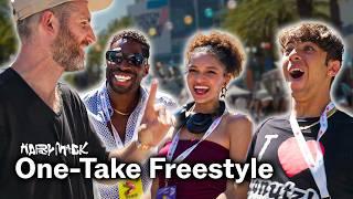 Harry Mack 13 Minute One-Take Freestyle Through VidCon