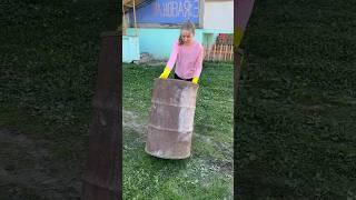 Настена и бочка #тесамыеизбрянска #огород #лайфхаки