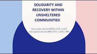 Midwest Tribal ECHO: Solidarity and Recovery Within Unsheltered Communities