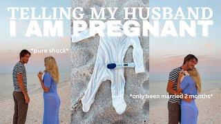 telling my husband I AM PREGNANT!!