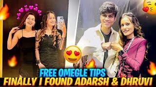 Finally I Found @adarshuc  & @DhruviNanda   In Real Life | Inhone  Free Omegle Tips Bhi Dedi 