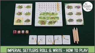 Imperial Settlers Roll & Write - A Dicey Walkthrough!