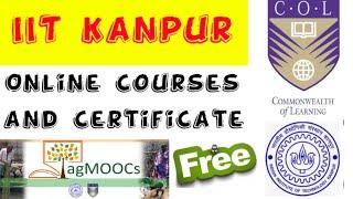 IIT Kanpur Free Online courses with Certificates