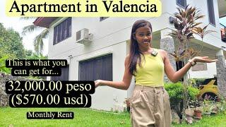 What place can you get for $570 ₱32,000 Monthly Rent in Valencia.