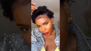 How I curl my TWA…#4chair #curlyhair #naturalhair #grwm