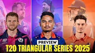 T20I Series Preview: Head to Head, Pitch, Live, Teams & More || NEP V SCO V NED