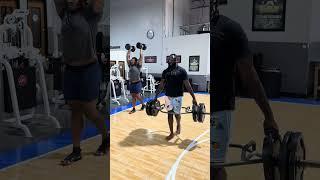 Loaded Carries for ATHLETES & Muscle Growth!! Reeves Trap Bar Carry and Overhead Carry NFL pros