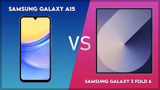 Samsung Galaxy A15 vs Samsung Galaxy Z Fold 6 Technical Comparison