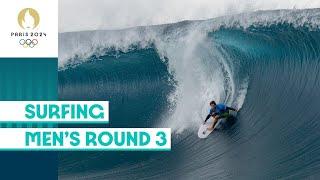 Ewing and Robinson Through to the Quarterfinals | Men's Surfing | #Paris2024 Highlights