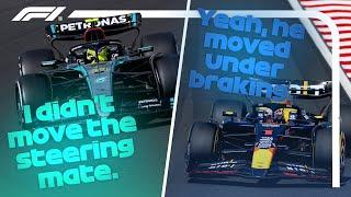 Hamilton & Verstappen Collide In Epic Late-Race Battle In Hungary! | Extended Battles