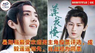 In the summer movie's most popular actor vote, Cheng Yi is far ahead, Xiao Zhan and Deng have the sa