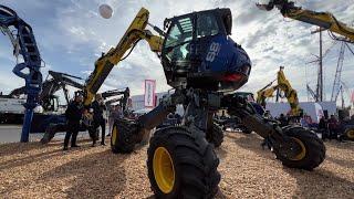 Visiting The Bauma Expo 2022 Showrooms Tour - Mega Machines Movies - 4K