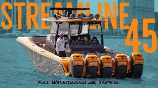 The NEWEST Streamline 45' to hit the water!