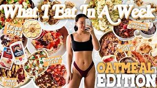 I ONLY Ate OATMEAL for A WEEK (THE BEST OATMEAL RECIPES EVER) | Oat Cookies, Pizza, Ice Cream, etc.