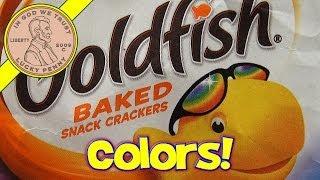 Pepperidge Farm Goldfish Colors Baked Cheddar Crackers! - Bonus Goody Blue Soda