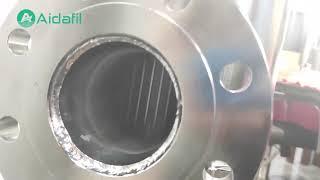 brush self cleaning filter for water filtration