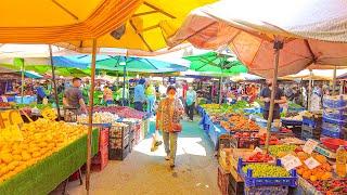 Turkish Market Tour 2022[4k60fps]-Izmir Şirinyer Bazaar