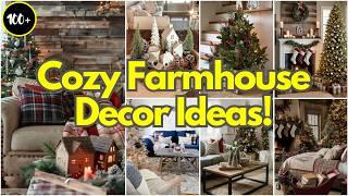 2024 Farmhouse Christmas Decor Ideas | DIY Modern & Rustic Ideas for a Warm Holiday Home