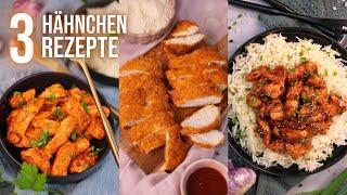 DREI geniale und einfache Arten Hähnchen zuzubereiten  Mittagessen-Ideen