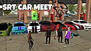 HELLCATS AND VIPERS CAR MEET in car parking multiplayer 