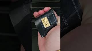 Tamper evident packaging by Perth Mint for their Gold Bars. #perthmint #australiangold