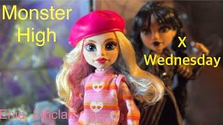 Monster High Enid Sinclair Doll (adult collector) unboxing a review Netflix Wednesday doll