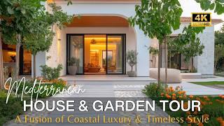 Modern Mediterranean House and Garden Tour: A Fusion of Coastal Luxury & Timeless Style