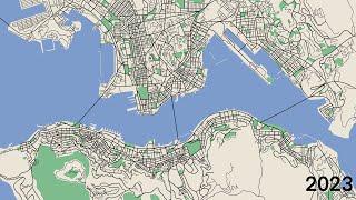 Timelapse: Map of Hong Kong