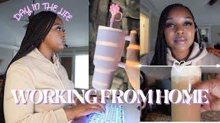 WORK FROM HOME DAY IN THE LIFE VLOG |9 TO 5 Wfh Routine + Coffee Favorites + Wfh Advice + Amazon