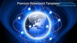 Abstract Social Network Globe PowerPoint Templates Themes And Backgrounds Graphic designs