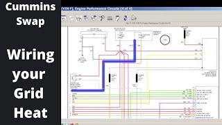 DIY Cummins Diesel Swap: How to Wire Your Grid Heat