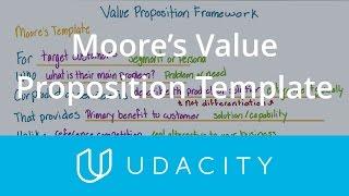 Moore's Value Proposition Template | Understand the User | App Marketing | Udacity