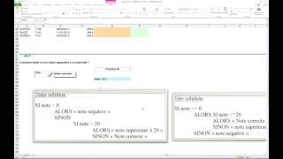 Excel 2010 - Fonctions SI imbriquées