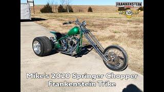 Mike's 2020 Custom Springer Chopper Trike - Frankenstein Trikes / MC Worx