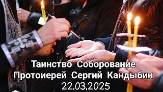 ПОСЛЕДНЕЕ В ЭТОМ ГОДУ. Протоиерей Сергий Кандыбин 22.03.2025.