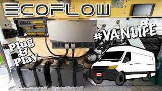 Installing the ECOFLOW POWER KIT - PLUG & PLAY - Into Our VAN CAMPER