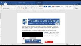 Microsoft Word Tutorial - Beginner Basics