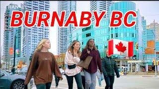 Metrotown BC, Downtown Burnaby 4K Walking Tour