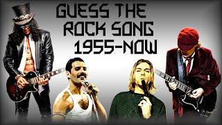 Guess the Rock Song FROM EACH YEAR (1955-NOW) | QUIZ