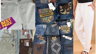 Branded Linen Pants | Luxurious Brands Jeans | Branded Cotton Pants | Six Pocket Jeans | New Stock