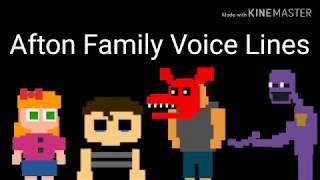 Afton Family Voice Lines | Gacha {FNaF} (old)