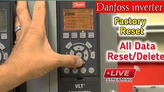 Danfoss VFD Drive Factory Reset कैसे करें | how to danfoss vfd factory reset |