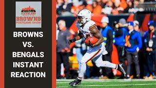 CLEVELAND BROWNS VS. CINCINNATI BENGALS INSTANT REACTION